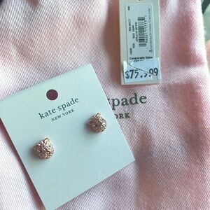 Kate Spade Gold Owl Stud Earrings